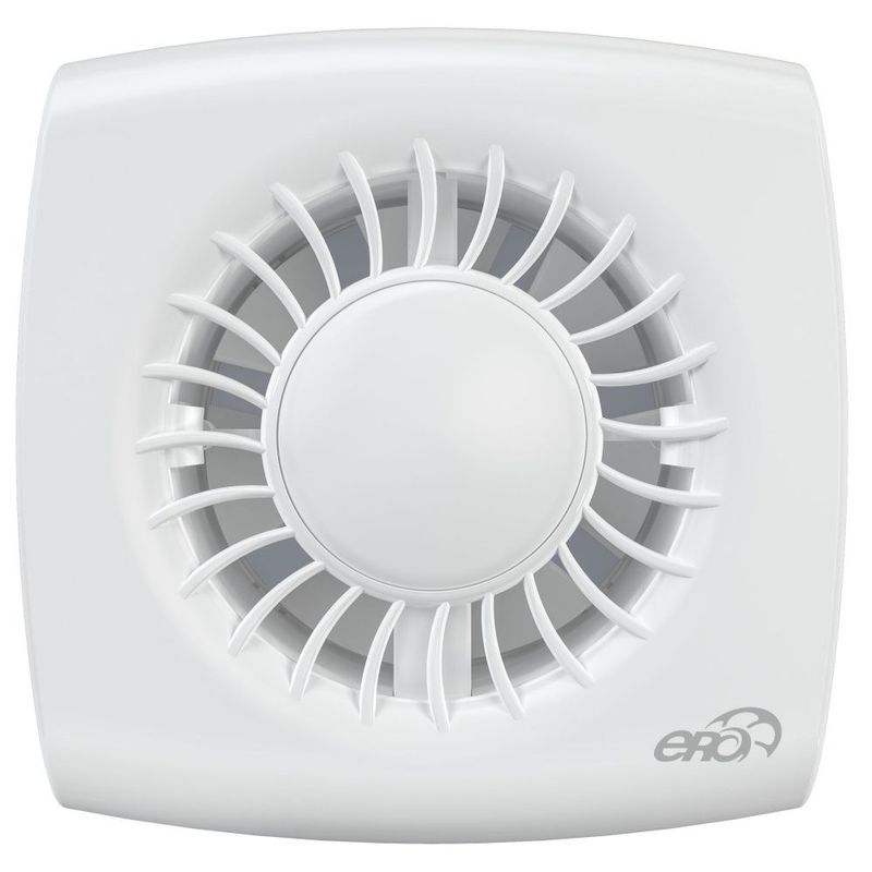 Casa si Gradina - Sanitare - Suporturi si accesorii baie - Sisteme de ventilatie - Ventilator de perete VentEurope  VALUE100, patrat, diametru 100 mm, debit 100 mc/h, 14W, IP24, silentios, economic, Alb - Infinity.ro