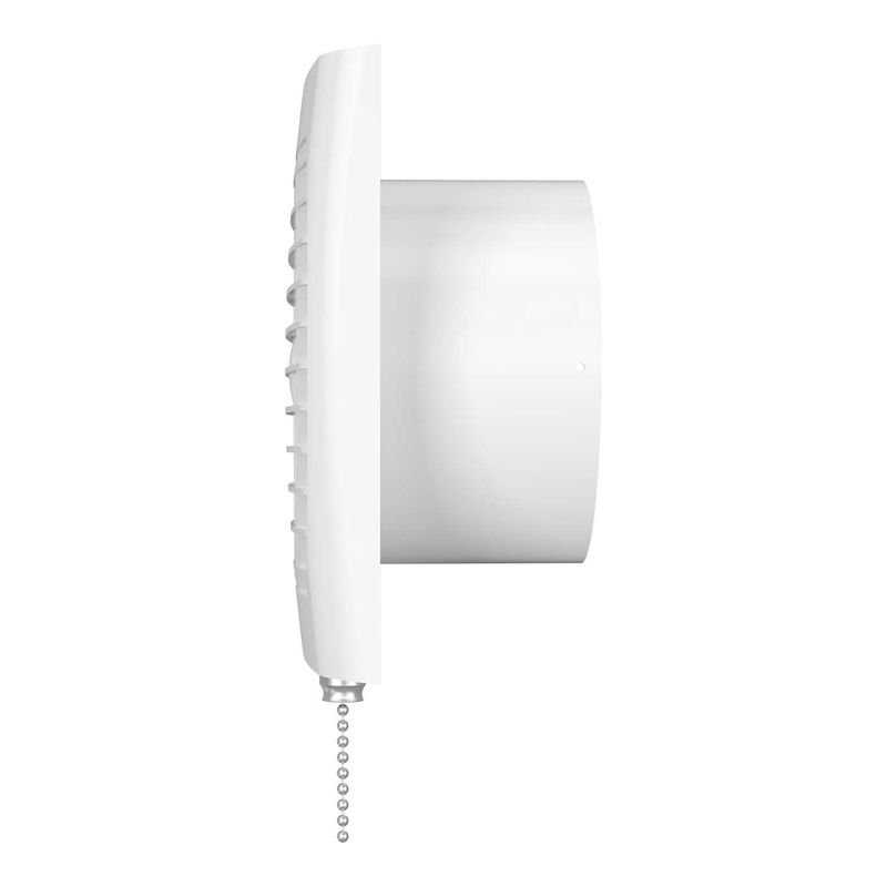 Casa si Gradina - Sanitare - Suporturi si accesorii baie - Sisteme de ventilatie - Ventilator baie cu snur inchidere/deschidere VentEurope EASY125PS, 125 mm, 183 mc/h, IP24, 14W, Alb - Infinity.ro