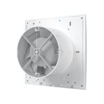 Casa si Gradina - Sanitare - Suporturi si accesorii baie - Sisteme de ventilatie - Ventilator baie cu timer VentEurope EASY100T, diametru 100 mm, debit 97 mc/h, IP24, 14W, silentios, economic, Alb - Infinity.ro