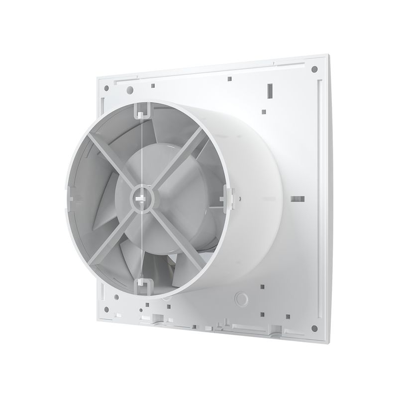 Casa si Gradina - Sanitare - Suporturi si accesorii baie - Sisteme de ventilatie - Ventilator baie cu timer VentEurope EASY100T, diametru 100 mm, debit 97 mc/h, IP24, 14W, silentios, economic, Alb - Infinity.ro