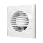 Casa si Gradina - Sanitare - Suporturi si accesorii baie - Sisteme de ventilatie - Ventilator baie cu timer VentEurope EASY100T, diametru 100 mm, debit 97 mc/h, IP24, 14W, silentios, economic, Alb - Infinity.ro