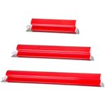 Casa si Gradina - Constructii - Vopsea si tencuieli - Unelte de vopsit si tencuit - Set 3 gletiere profesionale, otel inoxidabil, 40 cm, 60 cm, 80 cm, grosime lama 0.3 mm - Infinity.ro