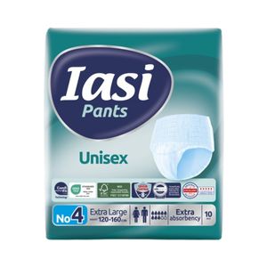 Scutece tip chilot unisex IASI, marimea 4 Extra Large, 10 bucati – confortabili, super subtiri