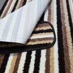 Casa si Gradina - Textile si covoare - Covoare - Covorase baie - Set 2 covorase baie – cu membrana antiderapanta, 100% fibre sintetice, maro, 50×40 cm, 50×80 cm, Sandy Vitality - Infinity.ro