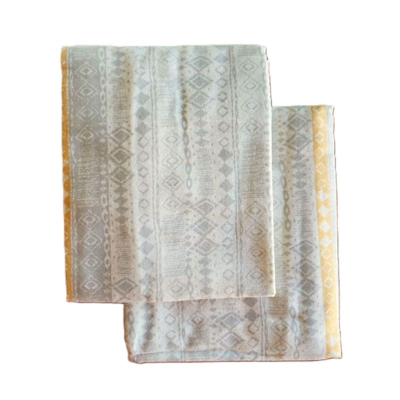 Casa si Gradina - Textile si covoare - Lenjerii de pat - Fete de perna - Set 4 Fete de perna Kotonia Home, 100% bumbac, finet color, gri, 50x80 cm, 12 - Infinity.ro