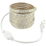 Casa si Gradina - Decoratiuni - Decoratiuni de sezon - Furtun Luminos tip Banda SMD 5050, 10 m 600 Leduri, Albastru, cu alimentator inclus - Infinity.ro