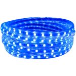 Casa si Gradina - Decoratiuni - Decoratiuni de sezon - Furtun Luminos tip Banda SMD 5050, 10 m 600 Leduri, Albastru, cu alimentator inclus - Infinity.ro