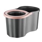 Market - Curatenie si intretinere casa - Produse menaj - Mopuri - Set mop rotativ 360° din microfibra si centrifugare automata - Infinity.ro