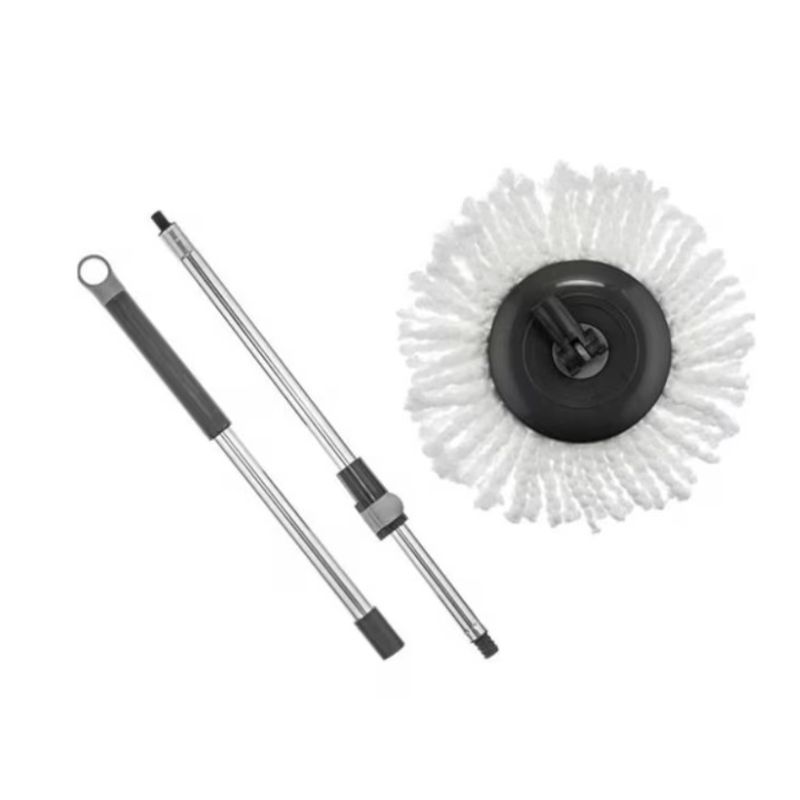 Market - Curatenie si intretinere casa - Produse menaj - Mopuri - Set mop rotativ 360° din microfibra si centrifugare automata - Infinity.ro