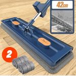 Market - Curatenie si intretinere casa - Produse menaj - Mopuri - Set galeata si mop cu cap microfibra, rotire 360 grade - Infinity.ro