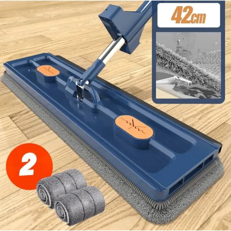 Market - Curatenie si intretinere casa - Produse menaj - Mopuri - Set galeata si mop cu cap microfibra, rotire 360 grade - Infinity.ro