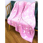 Casa si Gradina - Textile si covoare - Pături și cuverturi - Pături - Patura pufoasa fosforescenta, 150 x 100 cm - Infinity.ro