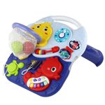 Jucarii, Copii si Bebe - Jucarii si jocuri - Jucarii bebelusi - Jucarii interactive bebelusi - Masuta si Panou Activitati Montessori 2 in 1, Jucarie Muzicala cu Lumini LED, Pian, Forme si Culori, 18 luni+ - Infinity.ro