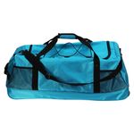 Sport si Outdoor - Articole de voiaj - Genti voiaj - Geanta de voiaj, pliabila, cu roti, 110L, albastru deschis, 80x32x37 cm - Infinity.ro