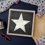 Casa si Gradina - Decoratiuni - DIY - Sabloane decorative pereti - Sablon Perete vopsire, tencuiala 0.7mm Stea model MXSP7446, 100 x 100 mm - Infinity.ro