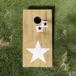 Casa si Gradina - Decoratiuni - DIY - Sabloane decorative pereti - Sablon Perete vopsire, tencuiala 0.7mm Stea model MXSP7446, 100 x 100 mm - Infinity.ro