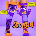 Fashion, accesorii si bijuterii - Copii - Lenjerie si pijamale copii - Sosete si dresuri copii - Sosete lungi colorate Madmia Stitchzilla unisex 3-5 ani - Infinity.ro