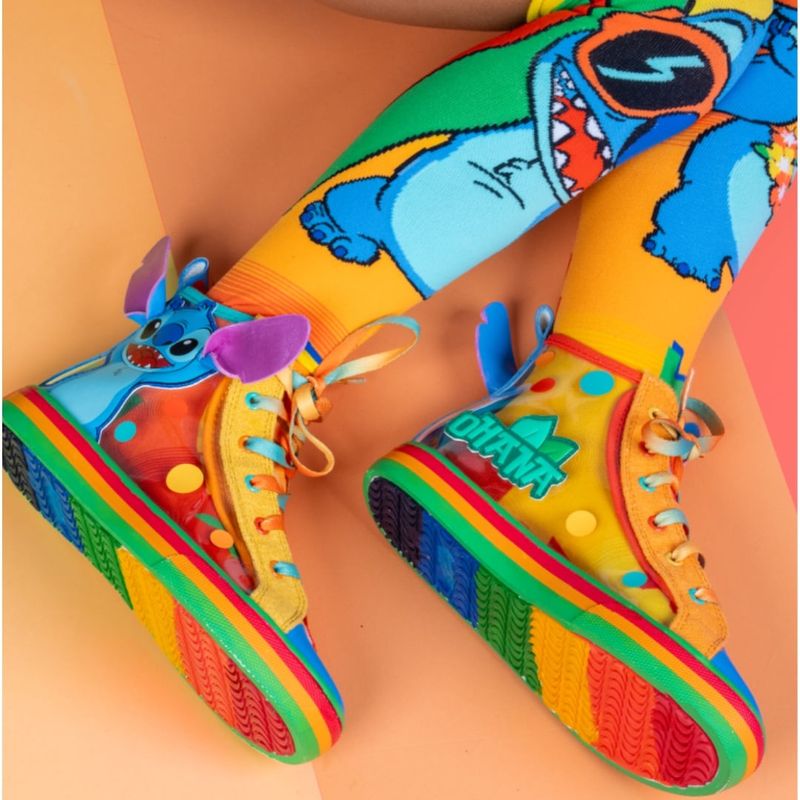 Fashion, accesorii si bijuterii - Copii - Lenjerie si pijamale copii - Sosete si dresuri copii - Sosete lungi colorate Madmia Stitch Sunnies unisex 6-99 ani - Infinity.ro