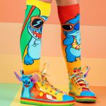 Fashion, accesorii si bijuterii - Copii - Lenjerie si pijamale copii - Sosete si dresuri copii - Sosete lungi colorate Madmia Stitch Sunnies unisex 6-99 ani - Infinity.ro