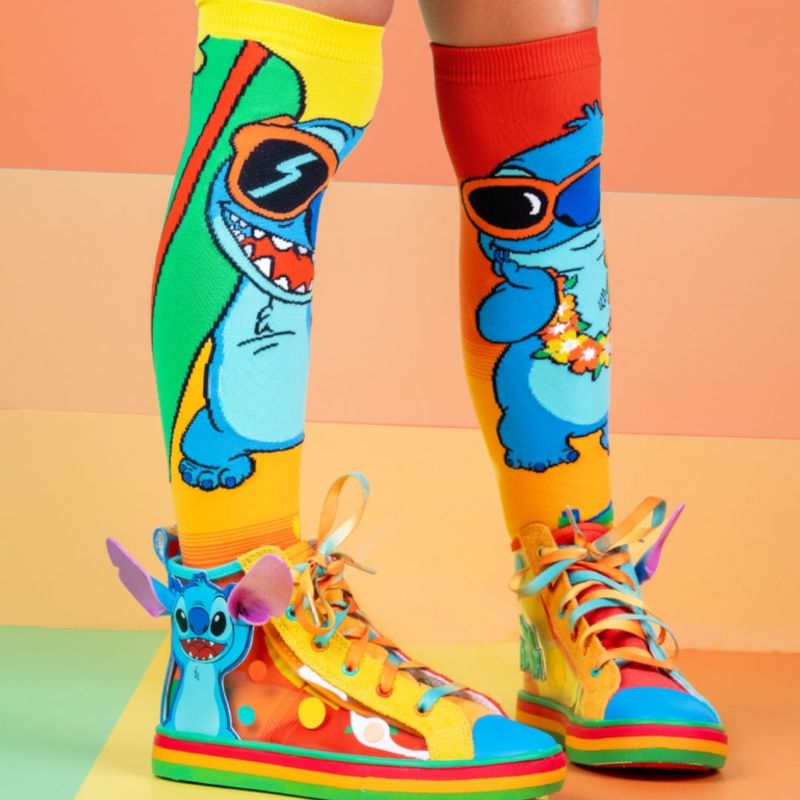 Fashion, accesorii si bijuterii - Copii - Lenjerie si pijamale copii - Sosete si dresuri copii - Sosete lungi colorate Madmia Stitch Sunnies unisex 6-99 ani - Infinity.ro