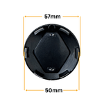 Auto si Moto - Anvelope si jante - Accesorii roti - Capace roti - Set 4 Capace Jante Aliaj Renault 50mm – 57mm, Negru - Infinity.ro