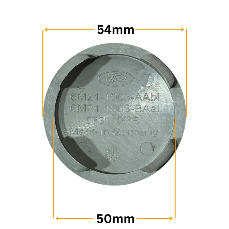 Auto si Moto - Anvelope si jante - Accesorii roti - Capace roti - Set 4 Capace Jante Aliaj Ford – 54mm, Negru - Infinity.ro