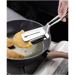 Casa si Gradina - Bucatarie si vesela - Ustensile bucatarie - Polonice, linguri si clesti de bucatarie - Cleste pentru carne  servire din otel inoxidabil - Infinity.ro