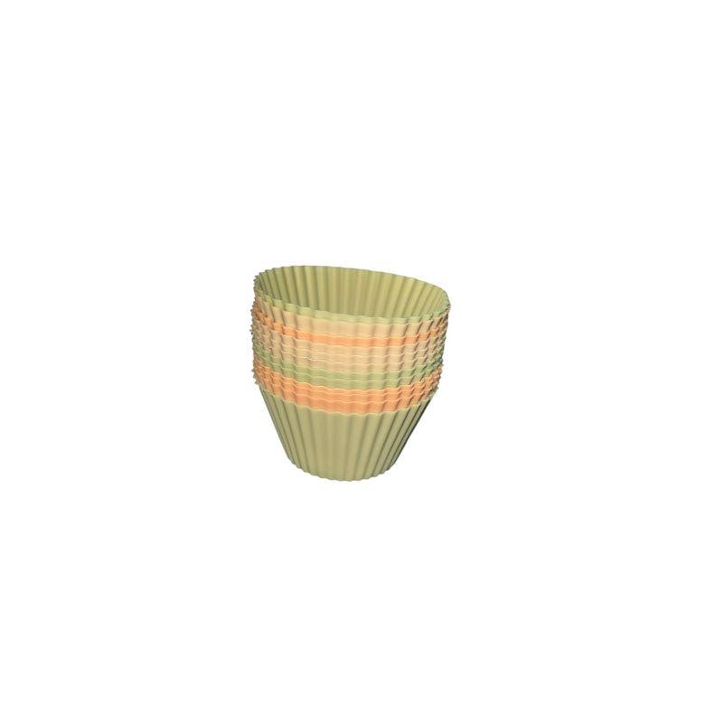 Casa si Gradina - Bucatarie si vesela - Ustensile bucatarie - Forme prajituri - Set de forme pentru briose din silicon 12bucati - Infinity.ro