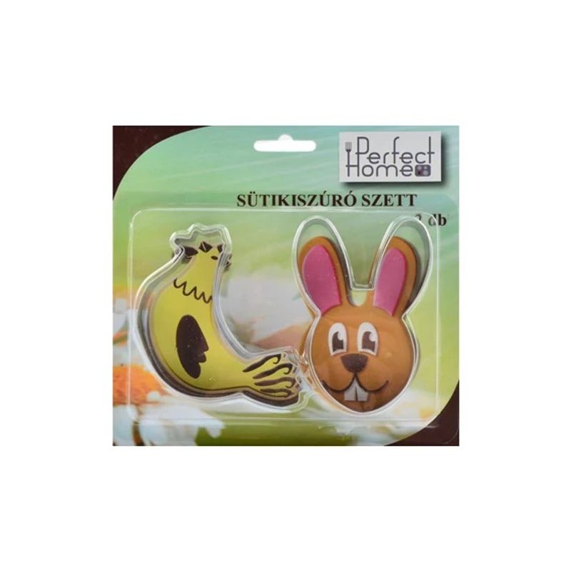 Casa si Gradina - Bucatarie si vesela - Ustensile bucatarie - Forme prajituri - Forme creative din otel inoxidabil  Gaina si Cap de Iepuras - Infinity.ro