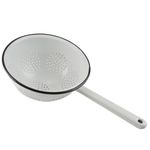 Casa si Gradina - Bucatarie si vesela - Ustensile bucatarie - Site bucatarie, strecuratori si accesorii - Strecuratoare pentru paste emailat, 22 cm - Infinity.ro