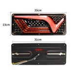 Auto si Moto - Electrice auto - Iluminare si semnalizare - Becuri auto - Set de 2 buc lampi LED Xentech Light impermeabil 12V-24V camion- remorca lumină spate, stop, marșarier, pozitie, ceata - Infinity.ro