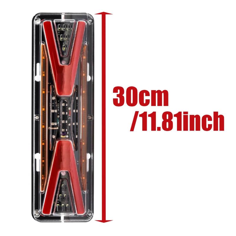 Auto si Moto - Electrice auto - Iluminare si semnalizare - Becuri auto - Set de 2 buc lampi LED Xentech Light DHB-608 impermeabil 12V-24V camion- remorca lumină spate, - Infinity.ro