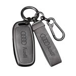 Auto si Moto - Electronice auto - Sisteme de inchidere centralizata - Husă metalică + breloc pentru cheie Audi (modele 2019–2024) - Infinity.ro
