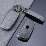 Auto si Moto - Electronice auto - Sisteme de inchidere centralizata - Carcasă cheie auto din aliaj plus breloc piele ecologica compatibil BMW 520 F10 F30 F18 118i 320i 1 3 5 7 Series X3 - Infinity.ro