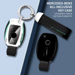 Auto si Moto - Electronice auto - Accesorii electronice auto - Carcasa cheie / telecomanda auto si breloc metalic Mercedes-Benz Petronas AMG - Infinity.ro