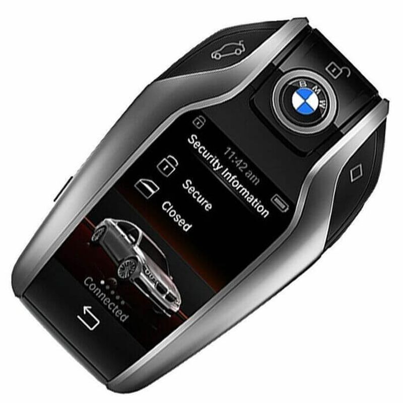 Auto si Moto - Electronice auto - Accesorii electronice auto - Husă cheie auto digitala plus breloc, pentru BMW generatie G - Infinity.ro