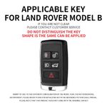 Auto si Moto - Electronice auto - Accesorii electronice auto - Husă cheie auto si breloc ABS+TPU pentru Land Rover, Range Rover, Evoque, Discovery Sport - Infinity.ro