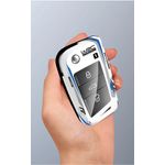 Auto si Moto - Electronice auto - Accesorii electronice auto - Husă cheie auto si breloc ABS+TPU compatibil VW Polo Tiguan Tayron T-ROC Golf 7 MK7 - Infinity.ro