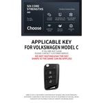 Auto si Moto - Electronice auto - Accesorii electronice auto - Husă cheie auto si breloc ABS+TPU compatibil VW Polo Tiguan Tayron T-ROC Golf 7 MK7 - Infinity.ro