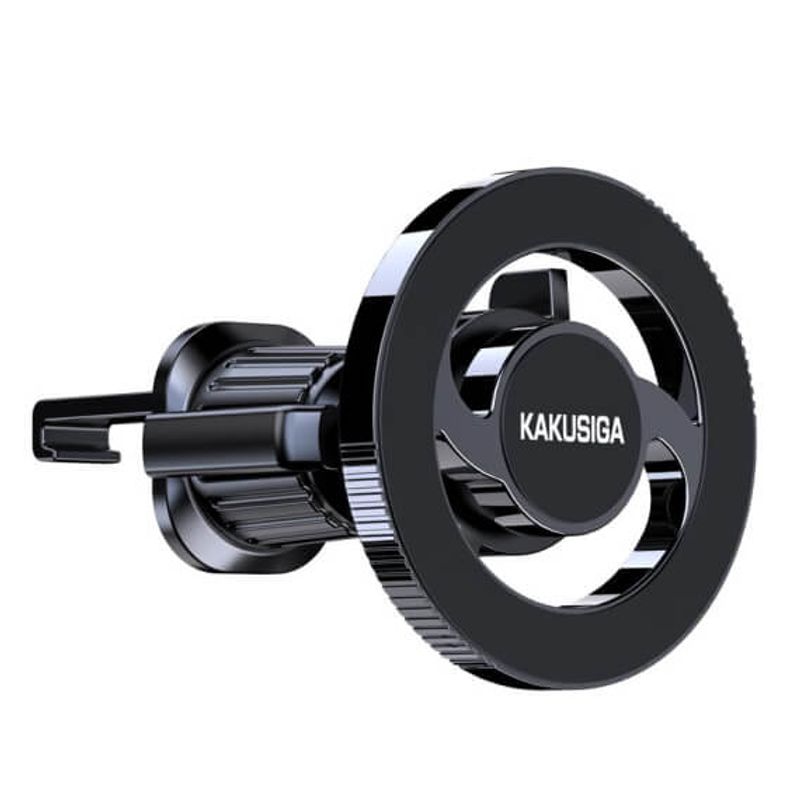 Laptop, Telefoane si Tablete - Telefoane mobile si accesorii - Accesorii Telefoane - Suport si docking telefoane - Suport Auto, montaj Ventilatie, Magnetic, 360°,Ksc-1164, Magnetic Ring, PullClip, Black - Infinity.ro