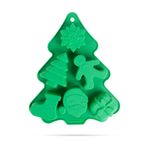 Casa si Gradina - Decoratiuni - Decoratiuni de sezon - Forma de copt din silicon – motive de Craciun – 22 x 18,5 x 2,5 cm - Infinity.ro