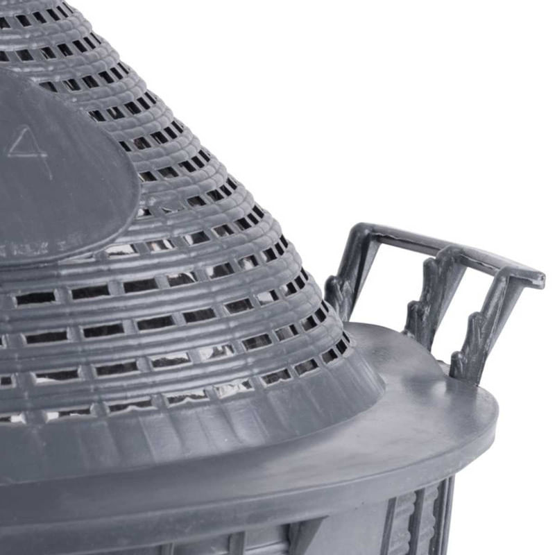 Casa si Gradina - Mobilier - Organizare si depozitare - Recipiente depozitare - Damigeana Mercaton din Sticla cu Capac, Manere si Cos din Plastic, Gura Larga 55 mm, 34 Litri, 570×460/355 mm - Infinity.ro