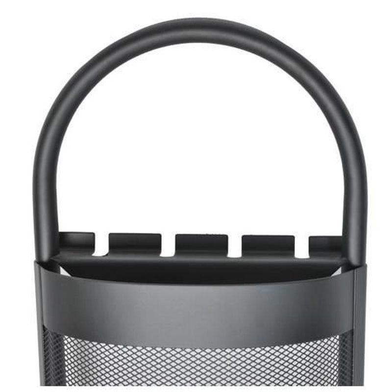 Casa si Gradina - Termice - Sobe, Seminee si accesorii - Accesorii seminee si sobe - Set accesorii semineu, suport cu 4 piese, otel, negru, 22×66 cm - Infinity.ro