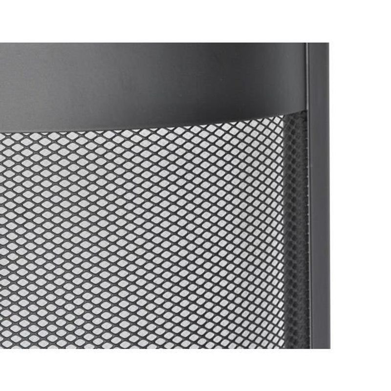 Casa si Gradina - Termice - Sobe, Seminee si accesorii - Accesorii seminee si sobe - Set accesorii semineu, suport cu 4 piese, otel, negru, 22×66 cm - Infinity.ro