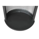 Casa si Gradina - Termice - Sobe, Seminee si accesorii - Accesorii seminee si sobe - Set accesorii semineu, suport cu 4 piese, otel, negru, 22×66 cm - Infinity.ro