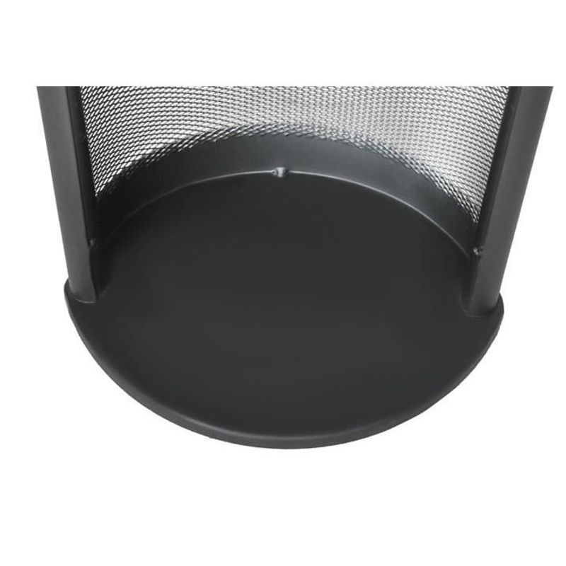 Casa si Gradina - Termice - Sobe, Seminee si accesorii - Accesorii seminee si sobe - Set accesorii semineu, suport cu 4 piese, otel, negru, 22×66 cm - Infinity.ro