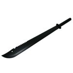 Sport si Outdoor - Camping - Cutite, bricege si accesorii - Cutite si bricege - Sabie de vanatoare DEPOX®, Ninja Blade, maner metal, 50 cm, negru, teaca inclusa - Infinity.ro