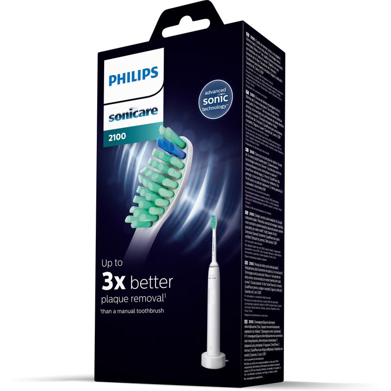 Ingrijire personala si Cosmetice - Igiena dentara - Periute de dinti electrice - Periuta de dinti electrica Philips Sonicare Seria 2100 HX3651/13, 31000 miscari/minut, Alb - Infinity.ro