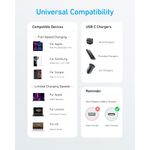 Laptop, Telefoane si Tablete - Telefoane mobile si accesorii - Accesorii Telefoane - Cabluri si adaptoare telefoane - Cablu alimentare si date Anker, USB Type-C (T) la USB Type-C (T), 1.8m, Alb, "A81F6G21" - Infinity.ro