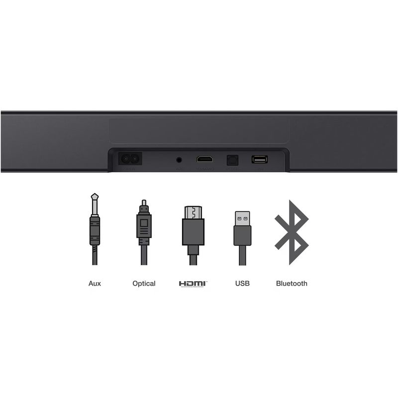 TV, Audio-Video si Foto - Home cinema si Soundbar - Soundbar - Soundbar TCL S45H, 2.0, 100W, Bluetooth 5.2, Dolby Atmos & DTS-Virtual:X, HDMI eARC, Negru - Infinity.ro